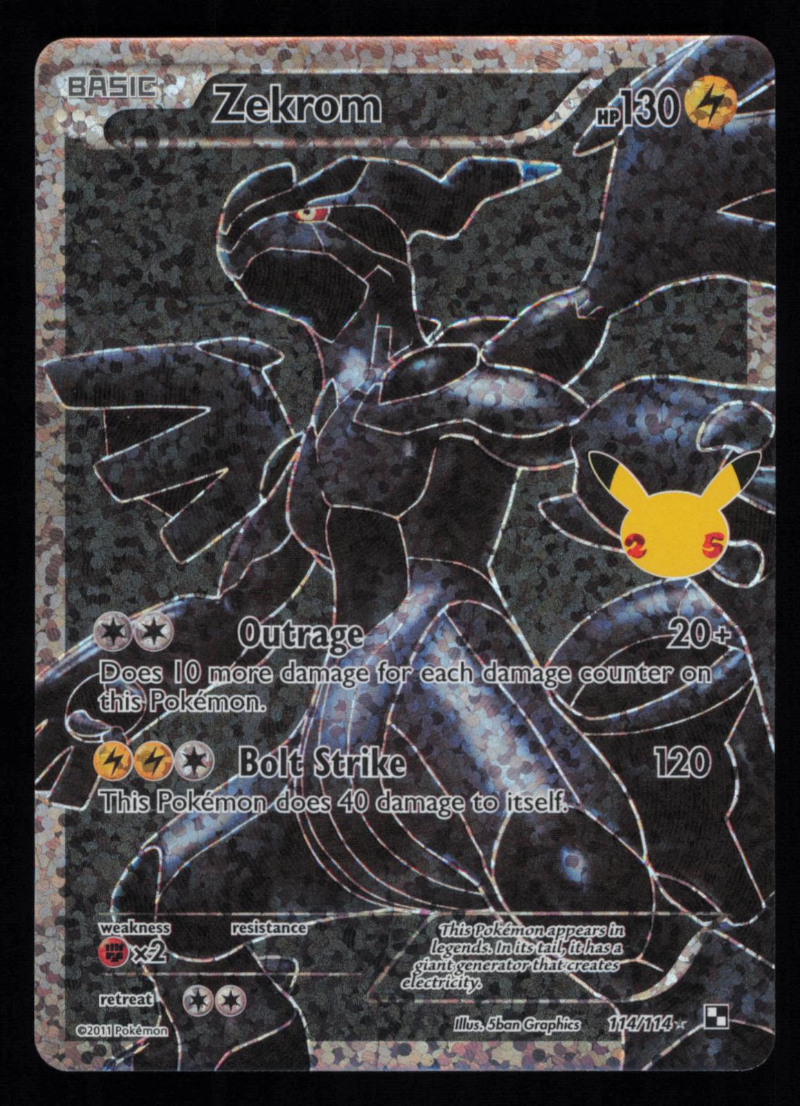 Zekrom 114/114 Classic Collection Celebrations: Classic Collection Pokemon