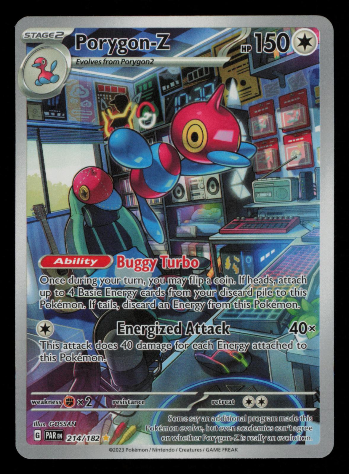 Porygon-Z 214/182 Illustration Rare Paradox Rift Pokemon