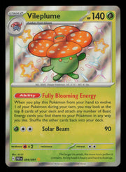 Vileplume 094/091 Shiny Rare Paldean Fates Pokemon Holo 
