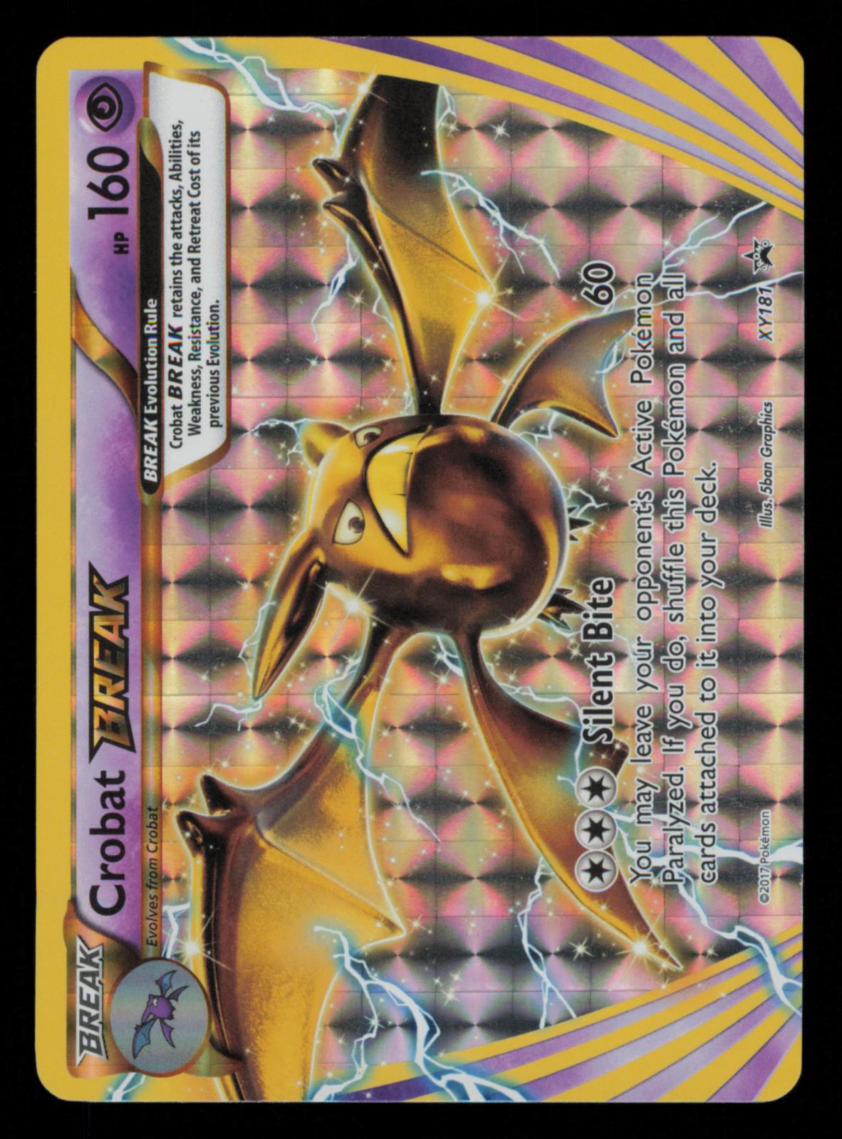 Crobat BREAK XY181 Holo Promo XY Promo Pokemon