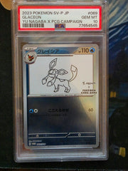 Glaceon 069/Sv-P Yu Nagaba X Pokemon Card Game Campaign Pokemon PSA 10 Gem Mint