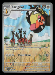 Farigiraf 228/193 Illustration Rare Paldea Evolved Pokemon Holo