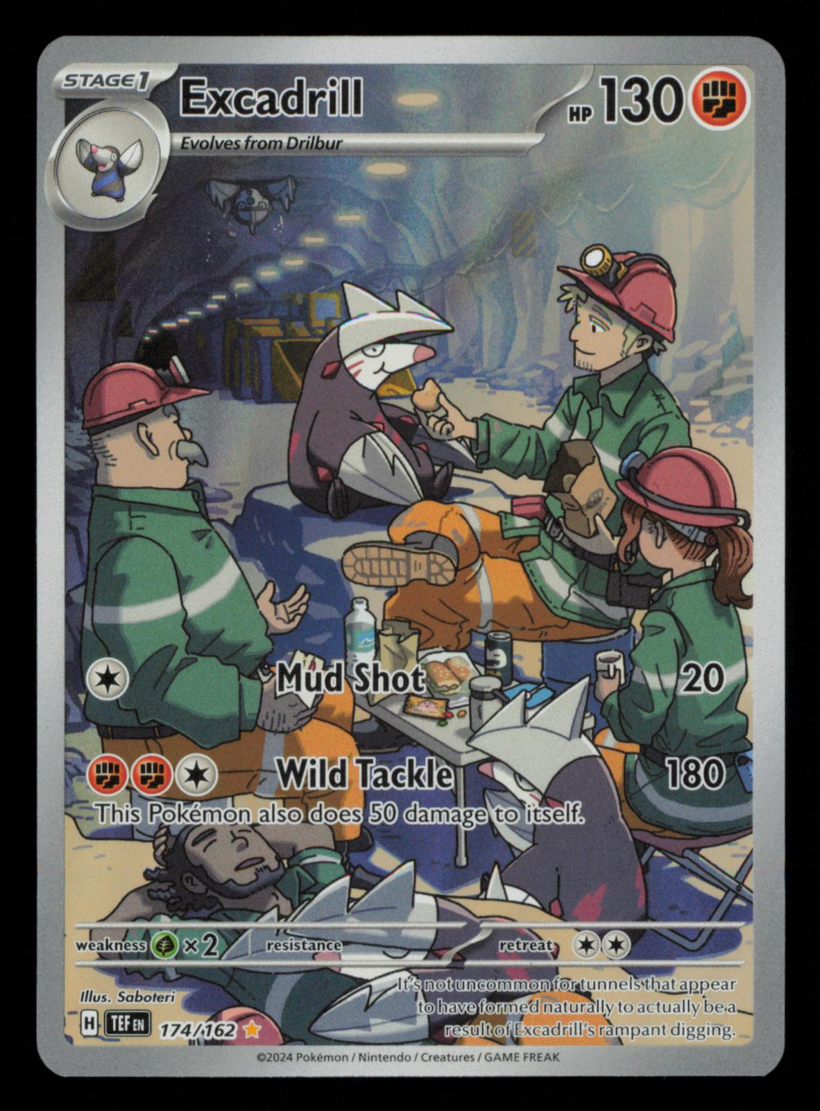 Excadrill 174/162 Illustration Rare Temporal Forces Pokemon