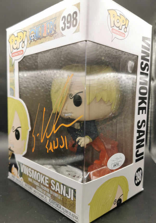One Piece – Vinsmoke Sanji #398 Funko Pop Signed by Eric Vale – First Release + JSA Certified