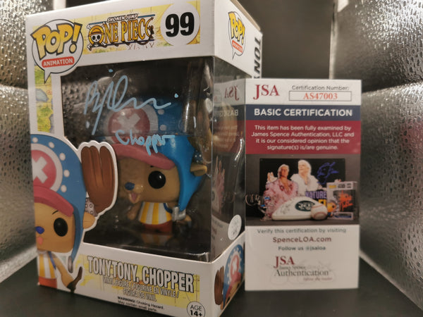 One Piece – Tony Tony Chopper Funko Pop #99 Signed by Brina Palencia + JSA Certified Early Release