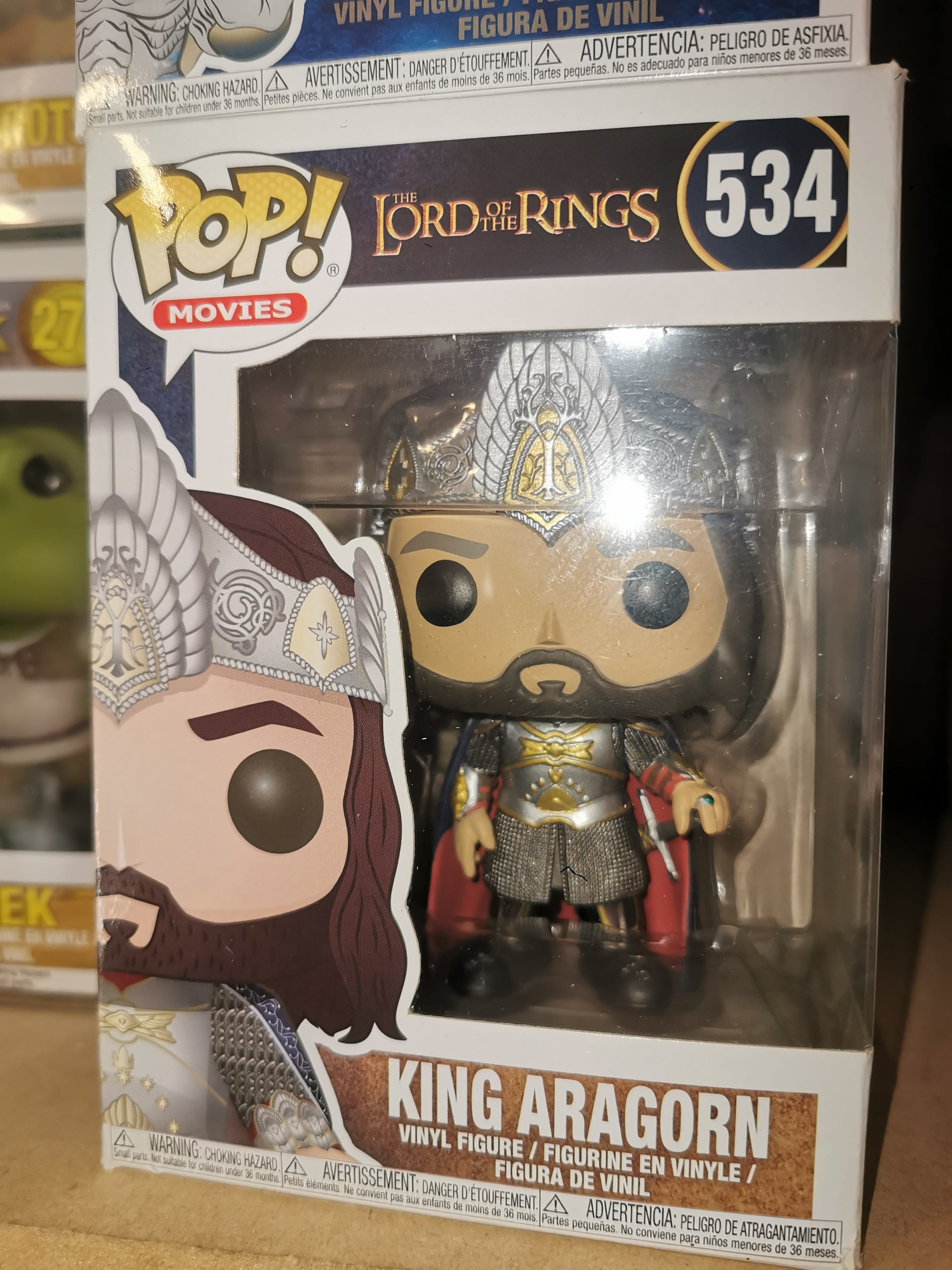 King Aragorn #534 The Lord of the Rings Funko Pop