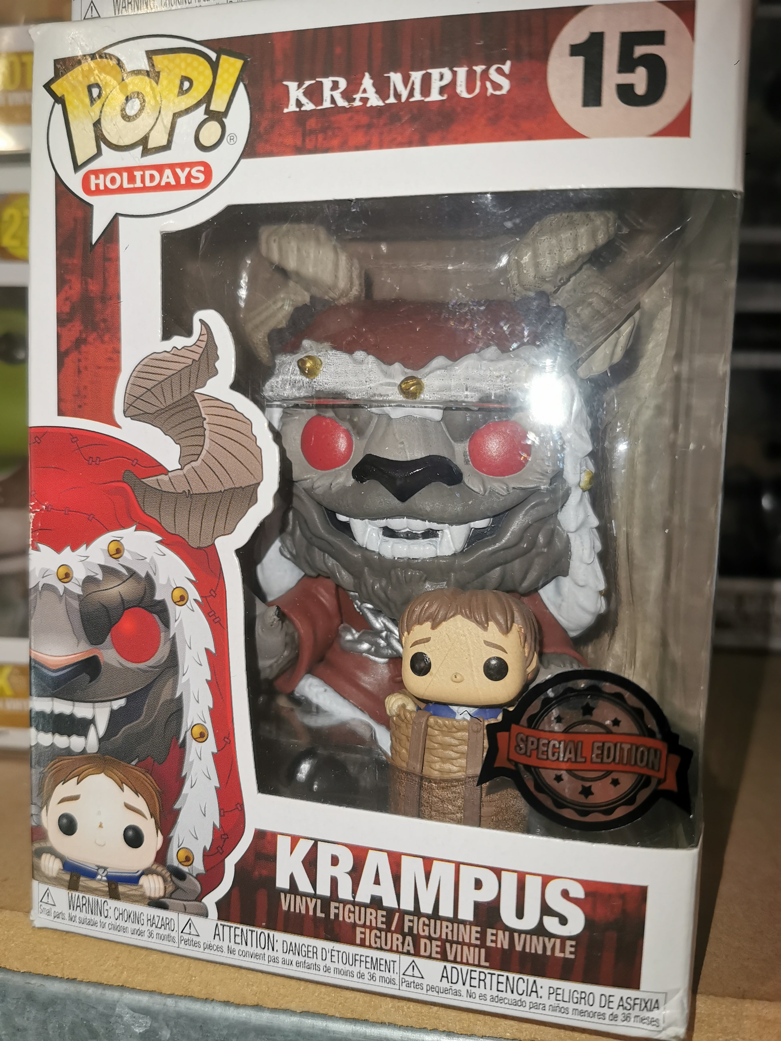 KRAMPUS with Red Cloak & Child #15 Funko POP!
