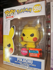 Pikachu FLOCKED #598 Pokémon Funko Pop