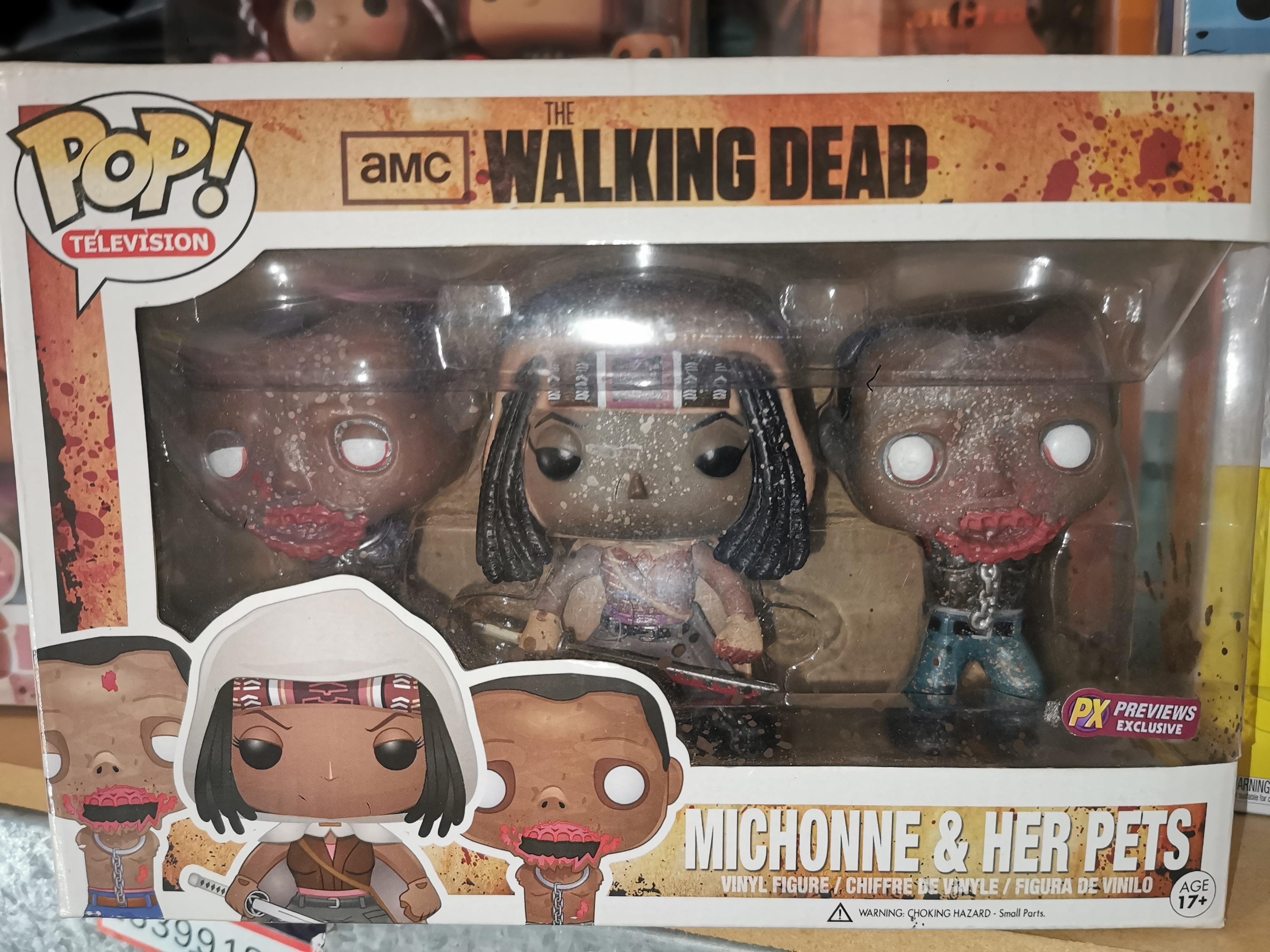 Michonne & Her Pets The Walking Dead Funko Pop