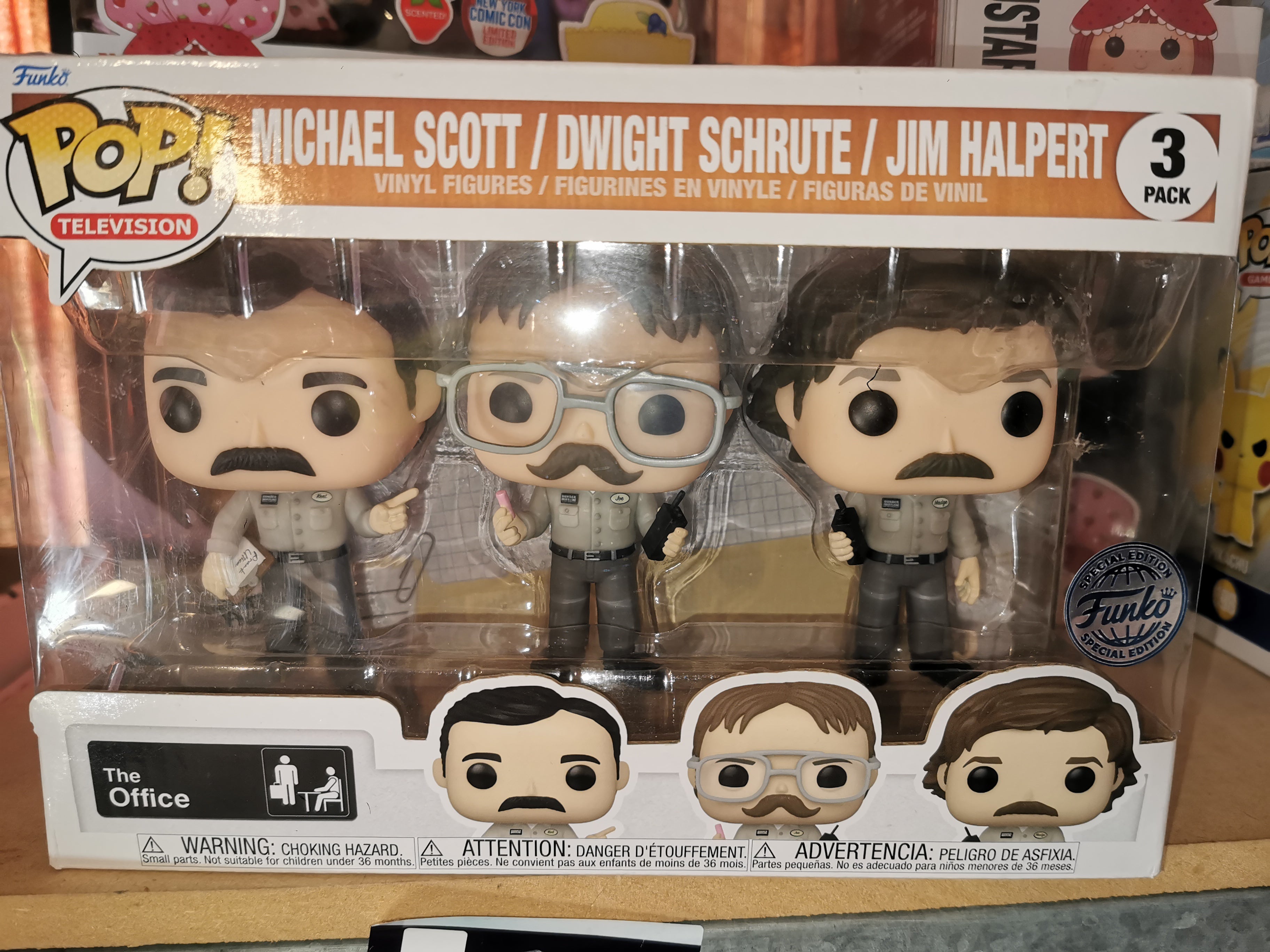 Michael Scott, Dwight Schrute & Jim Halpert #3 The Office Funko Pop