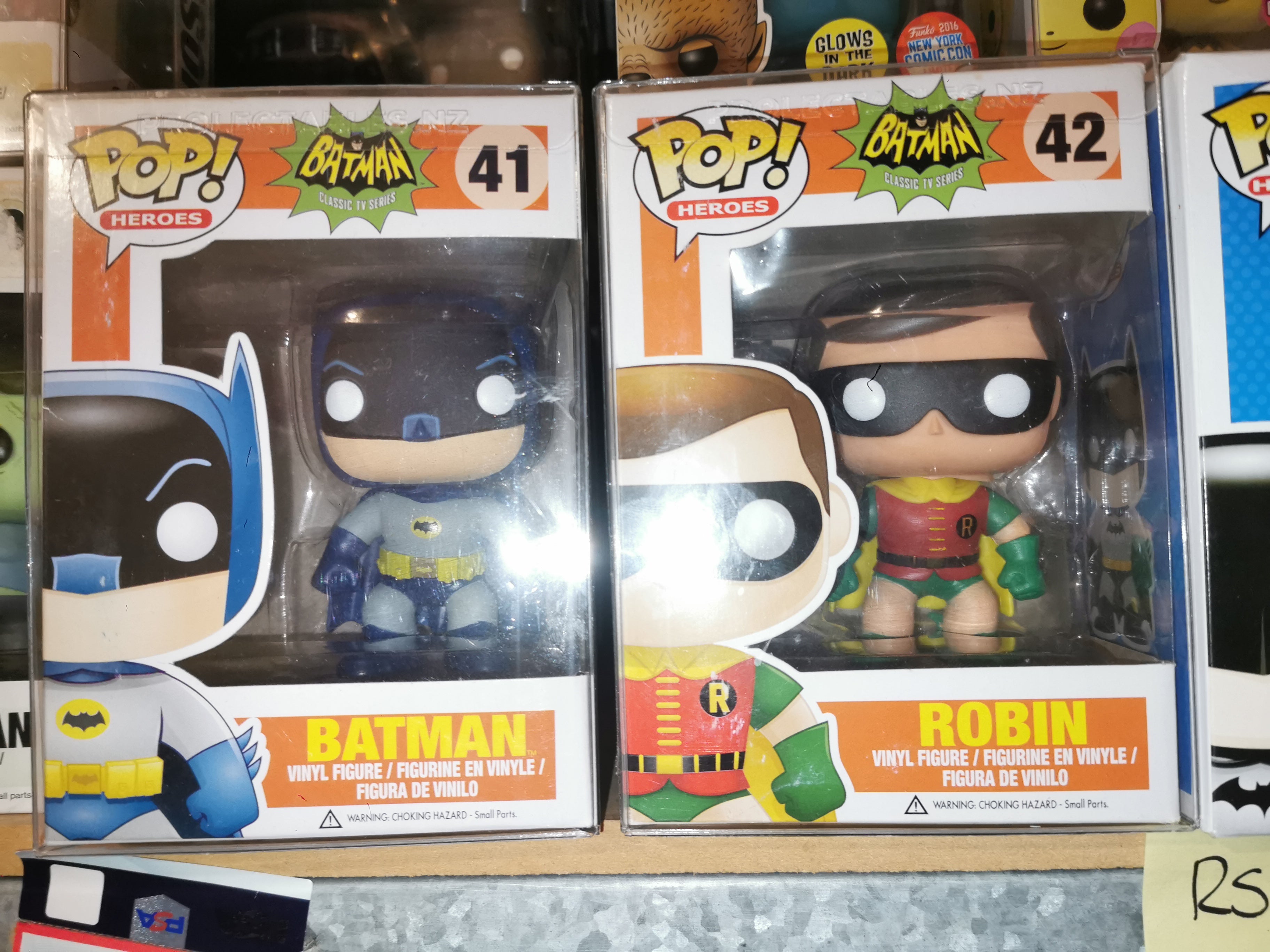 Batman #41 Robin #42 Classic TV Series Funko Pop