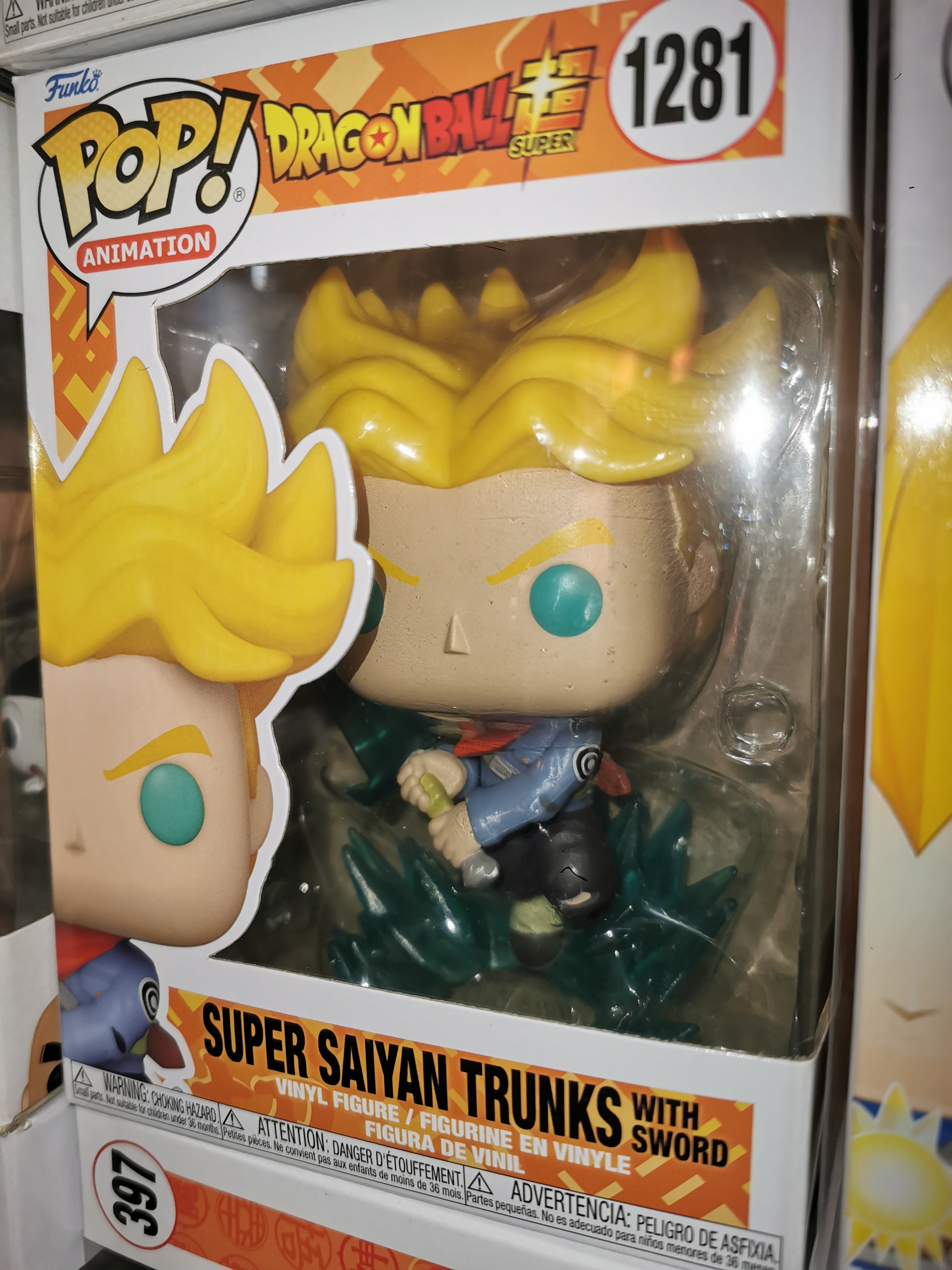 Super Saiyan Trunks (with Sword) #1281 Dragon Ball Super Funko Pop