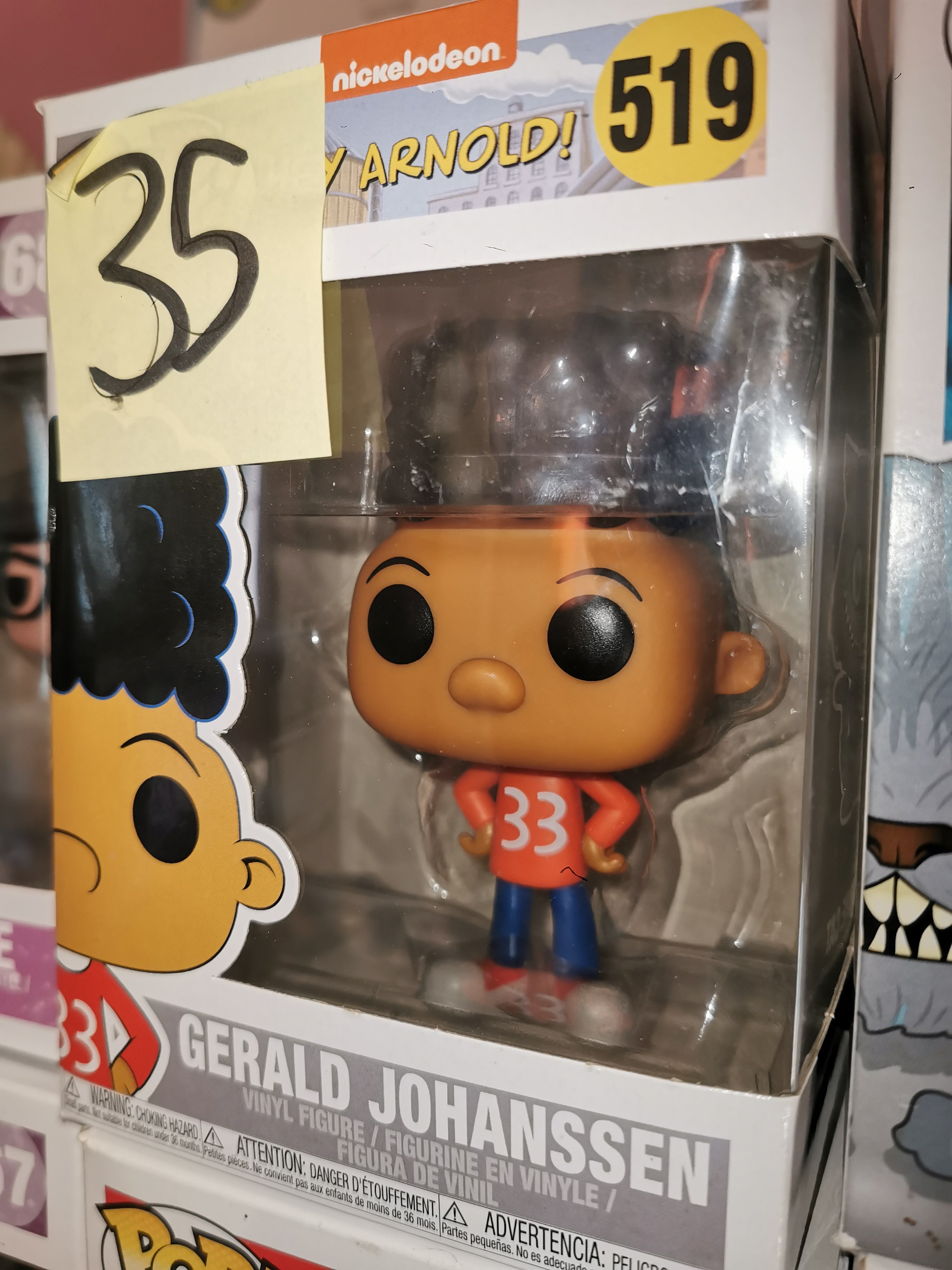 Gerald Johanssen #519 Hey Arnold! Funko Pop