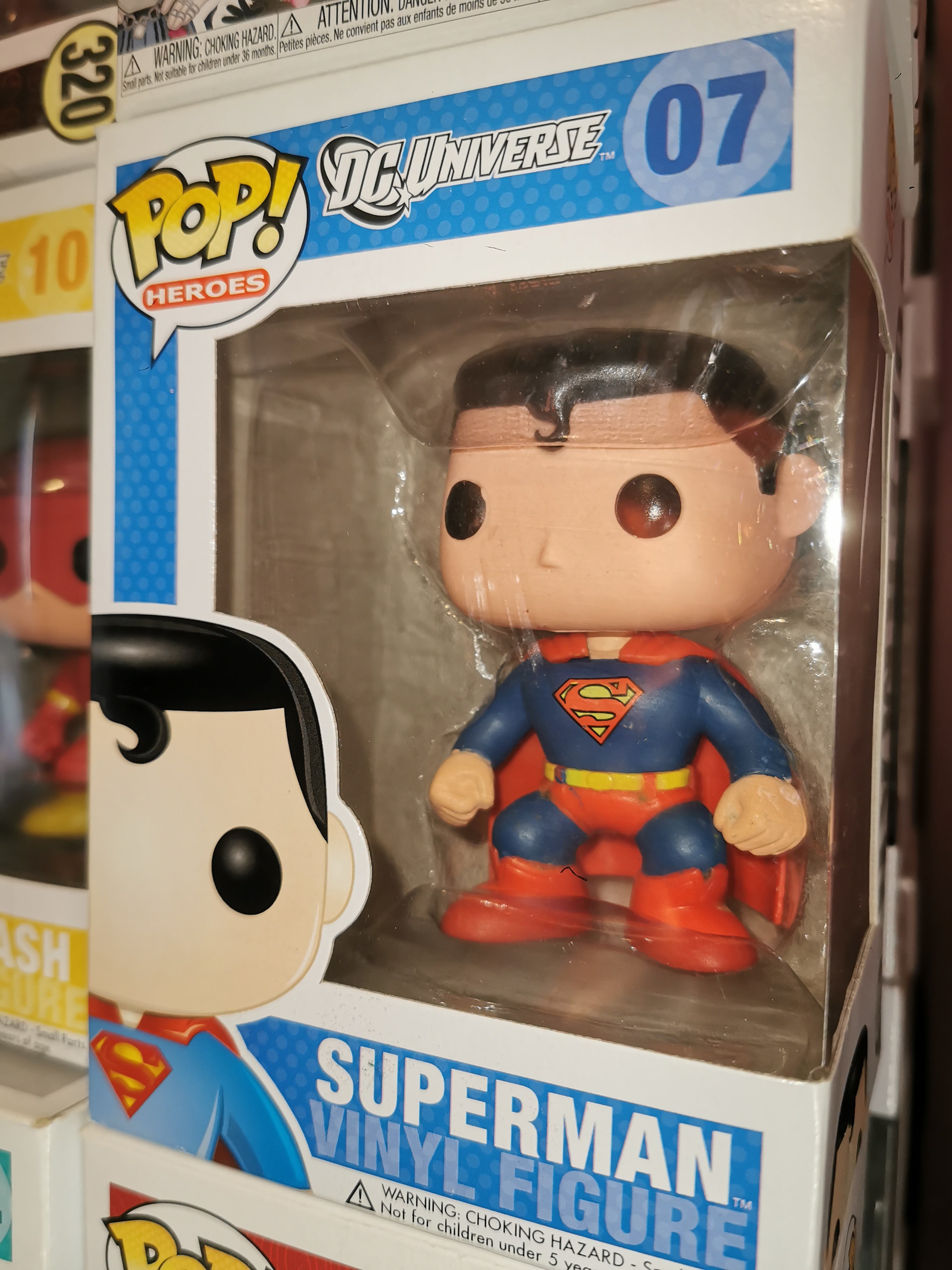 Superman LARGE FONT #07 DC Universe Funko Pop