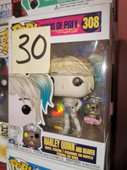 Harley Quinn with Beaver #308 Birds of Prey Funko Pop
