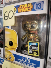 C-3PO Gold Metallic #13 Star Wars Funko Pop