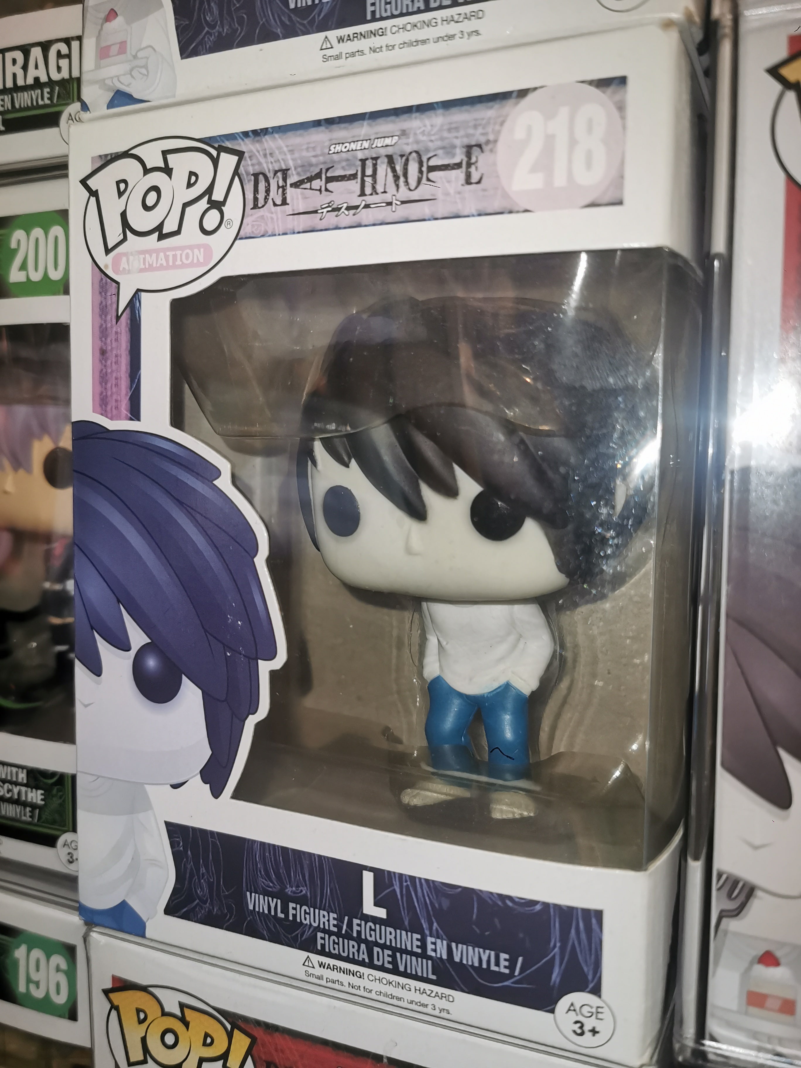 L #218 Front Sun faded Death Note Funko Pop