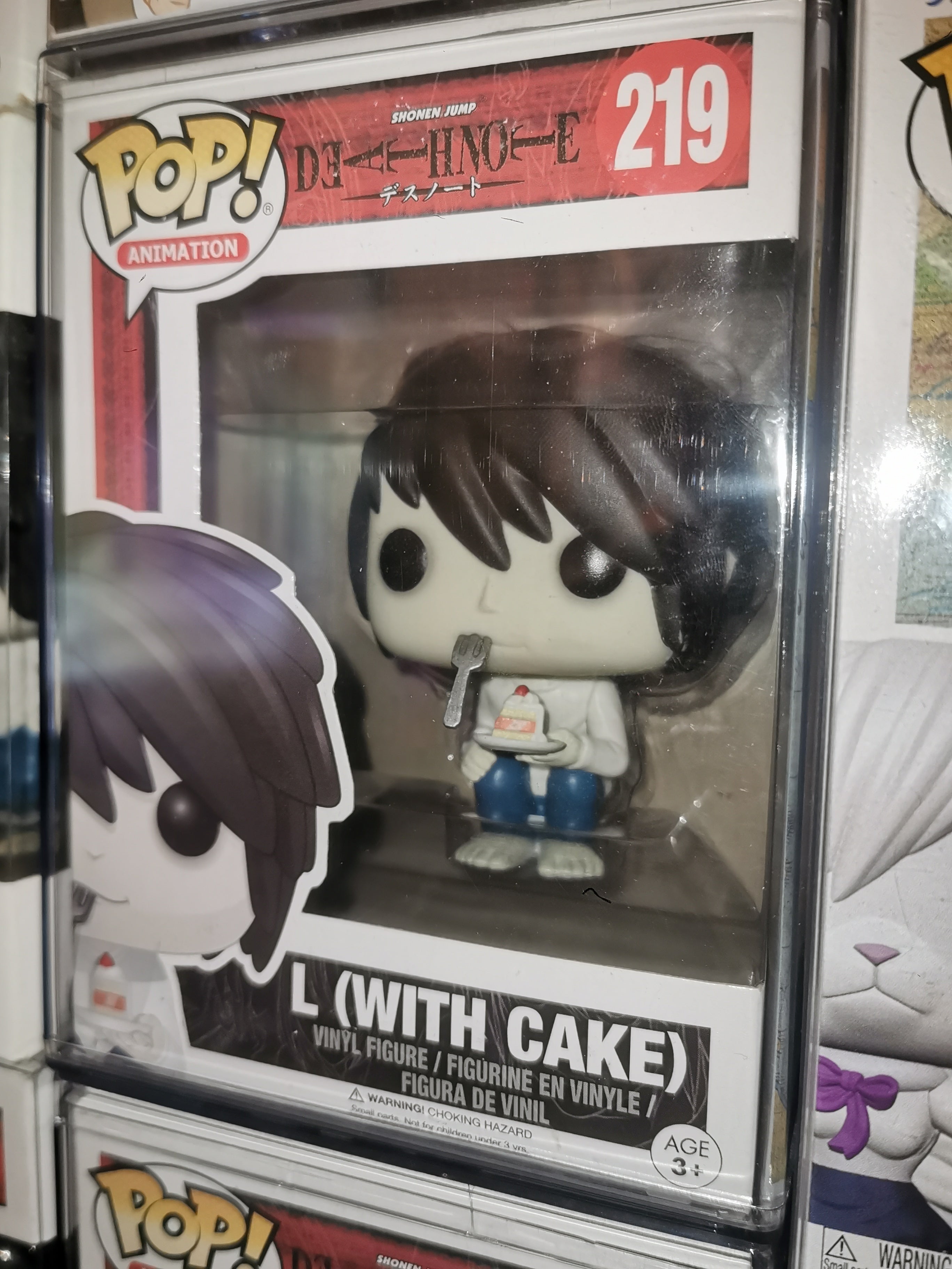 L (with Cake) #219 Death Note Funko Pop