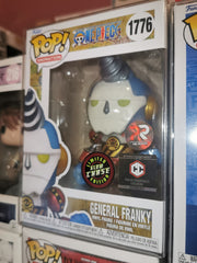 General Franky CHASE PRE-RELEASE #1776 One Piece Funko Pop