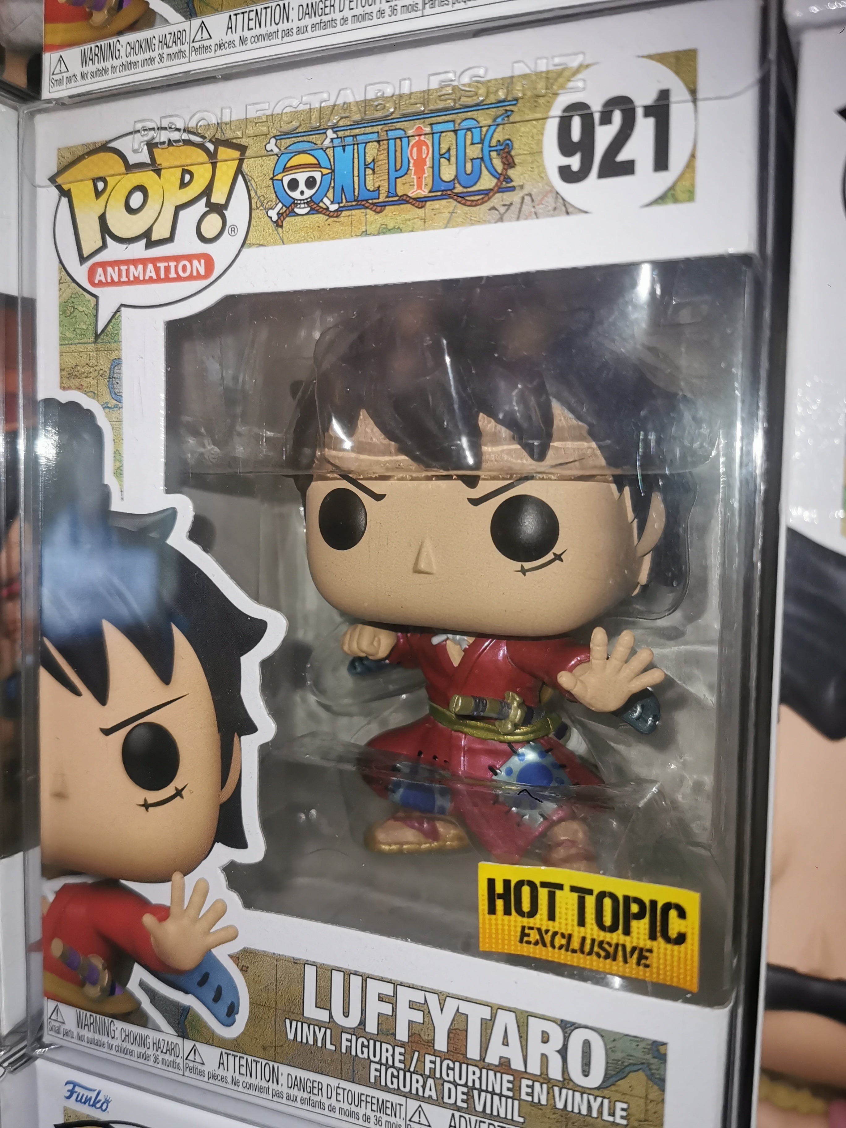 Luffytaro #921 Metallic Hot Topic One Piece Funko Pop