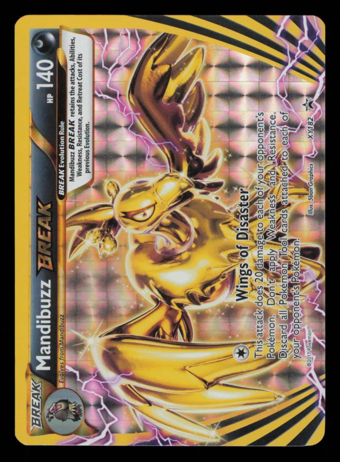 Mandibuzz BREAK XY182 Holo Promo XY Promo Pokemon