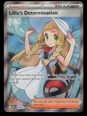 Lillie's Determination 169/132 Ultra Rare Mega Evolution Pokemon