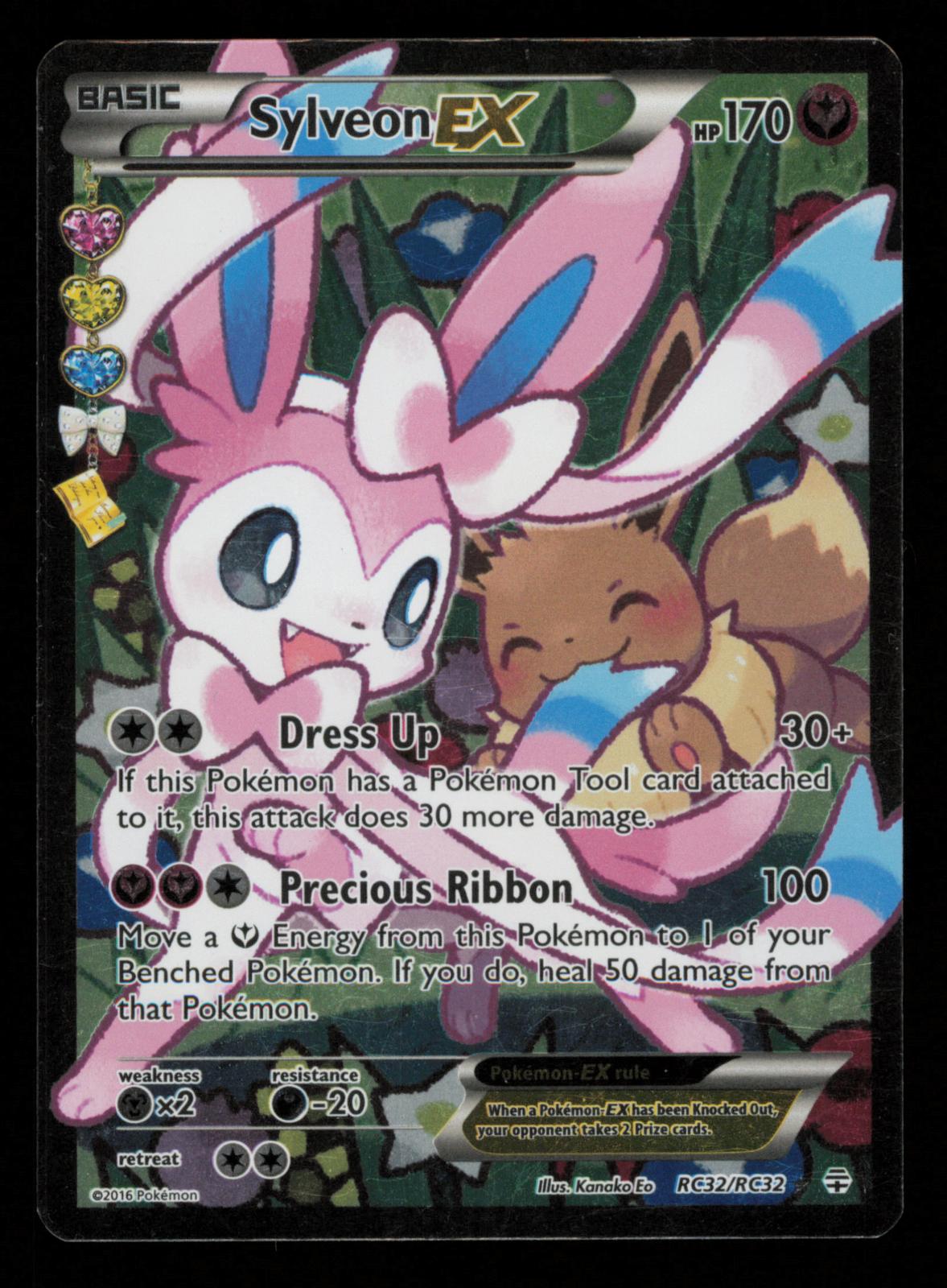 Sylveon EX RC32/RC32 Ultra Rare Generations Pokemon Holo 