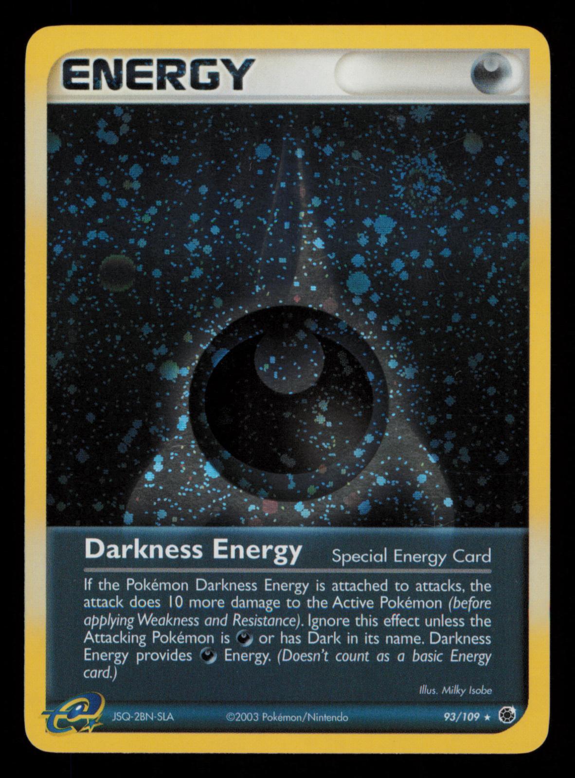 Darkness Energy (Special) (Cosmos Holo) 93/109 League & Championship Cards 