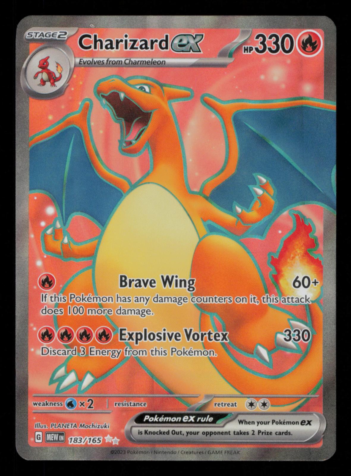Charizard ex 183/165 Ultra Rare 151 Pokemon Holo