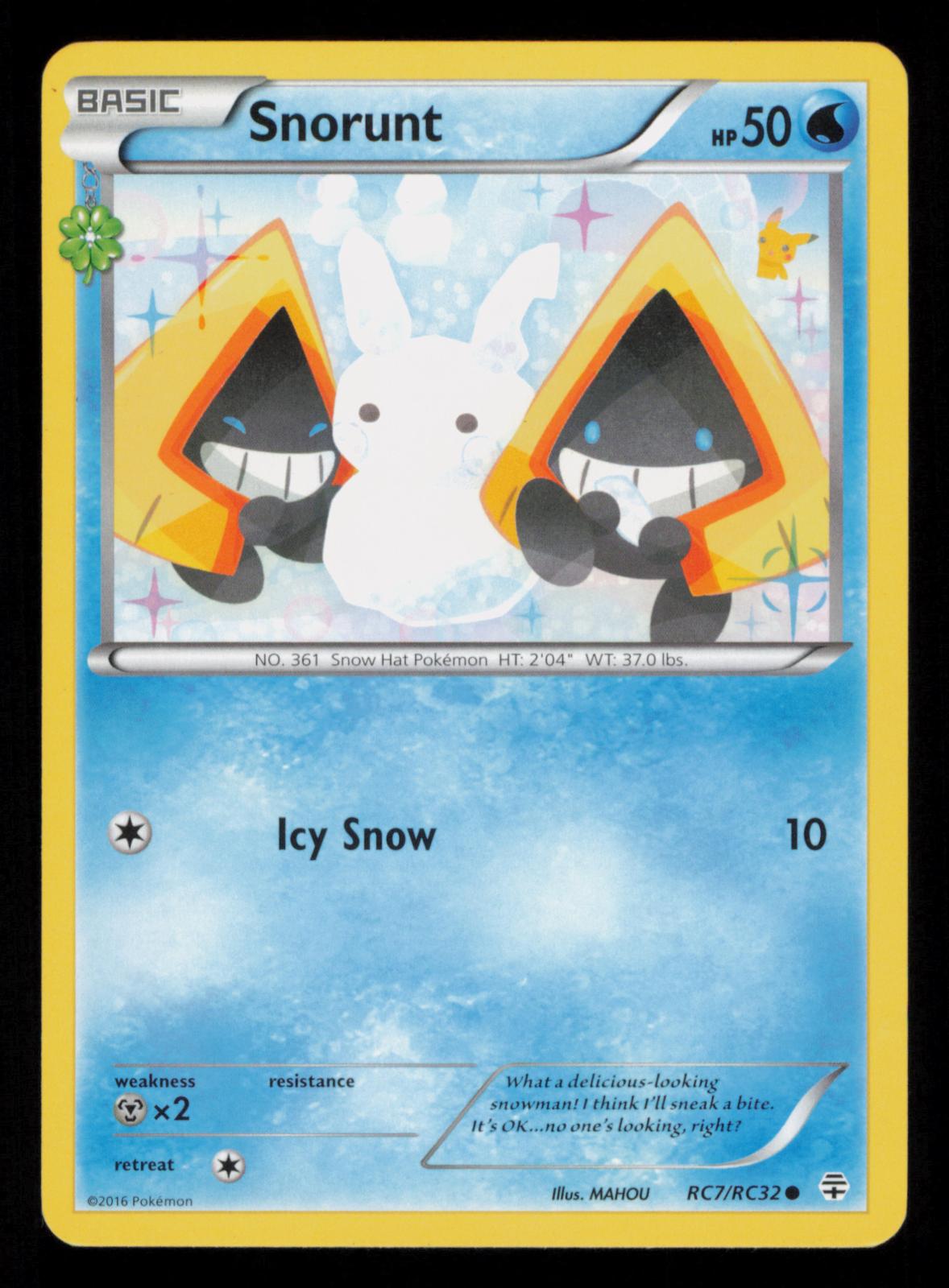 Snorunt RC7/RC32 Common Generations Pokemon