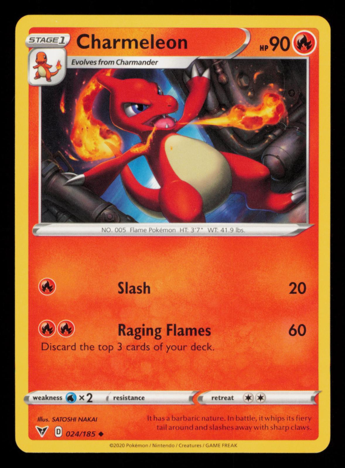 Charmeleon 024/185 Uncommon Vivid Voltage Pokemon