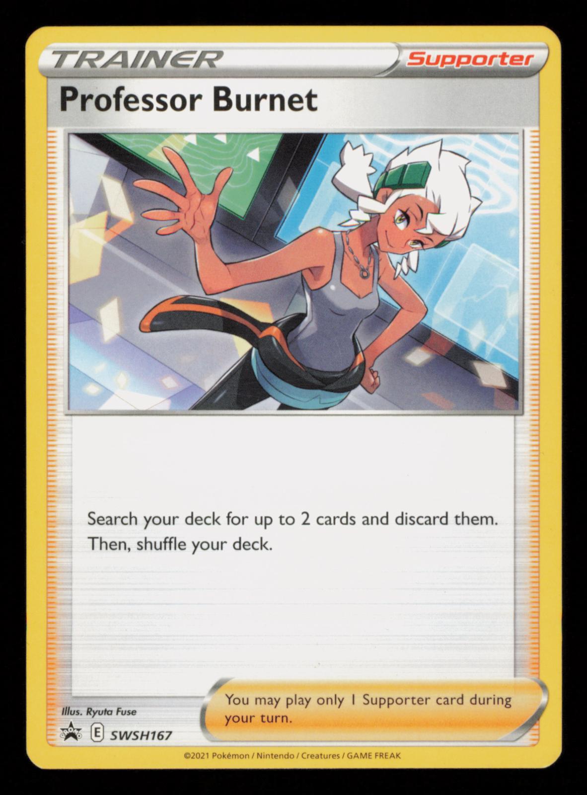 Professor Burnet SWSH167 Promo Sword & Shield Promo Pokemon