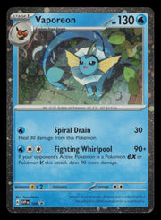 Vaporeon (Cosmos Holo) 168 Holo Promo Scarlet & Violet Promo Pokemon