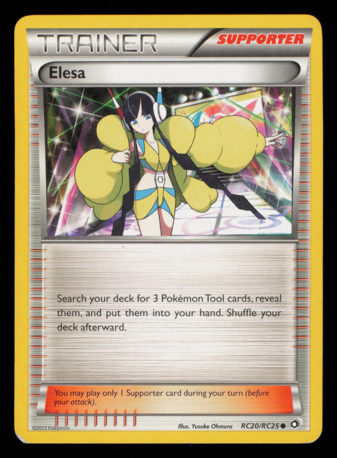 Elesa RC20/RC25 Holo Common Legendary Treasures: Radiant Collection Pokemon
