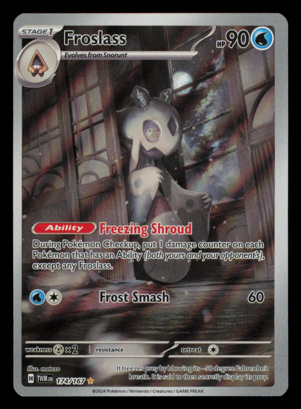Froslass 174/167 Illustration Rare Twilight Masquerade Pokemon