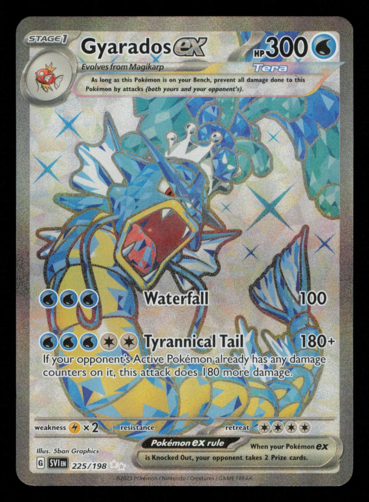 Gyarados ex 225/198 Ultra Rare Scarlet & Violet Pokemon