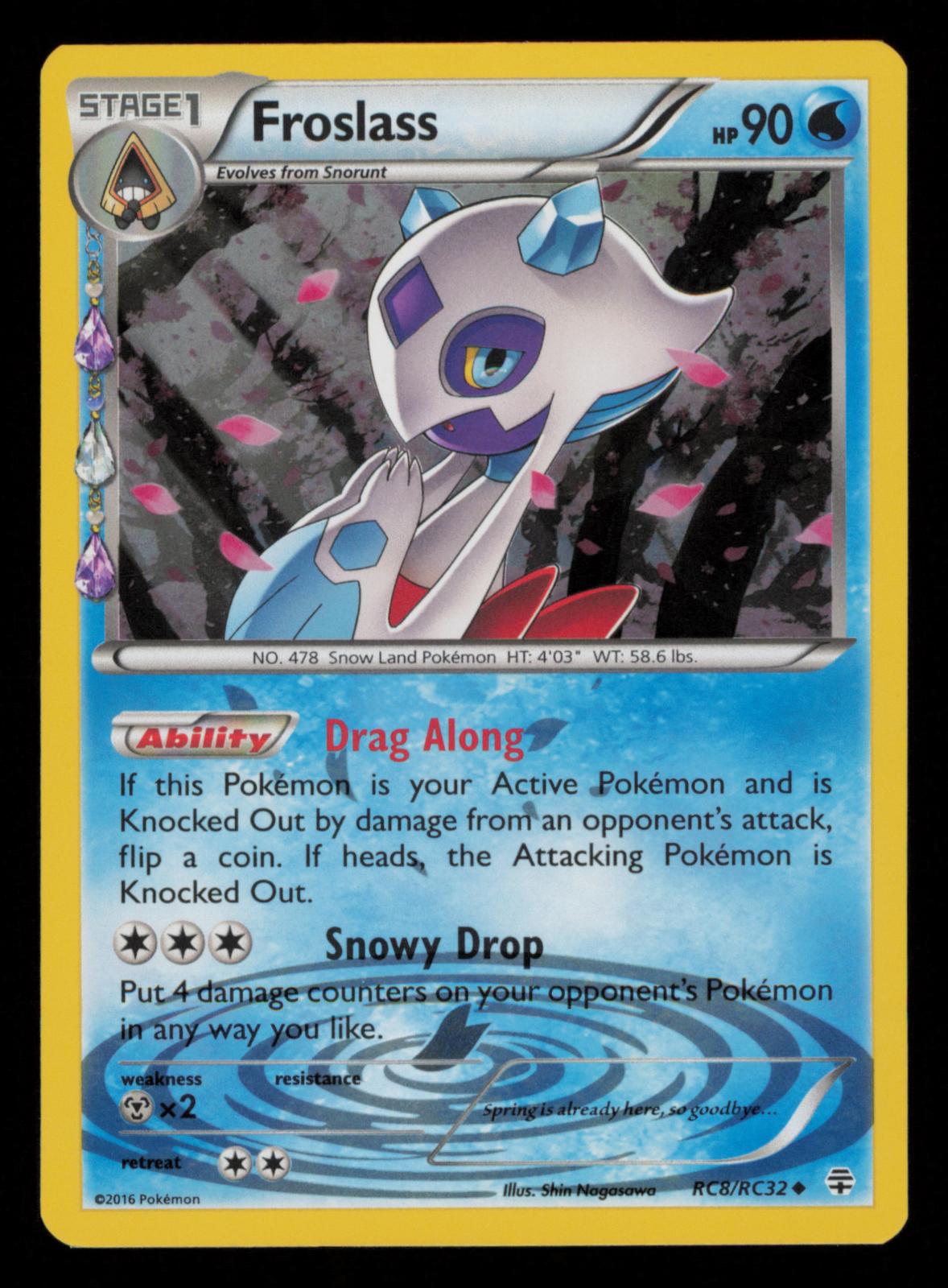 Froslass RC8/RC32 Uncommon Generations Pokemon