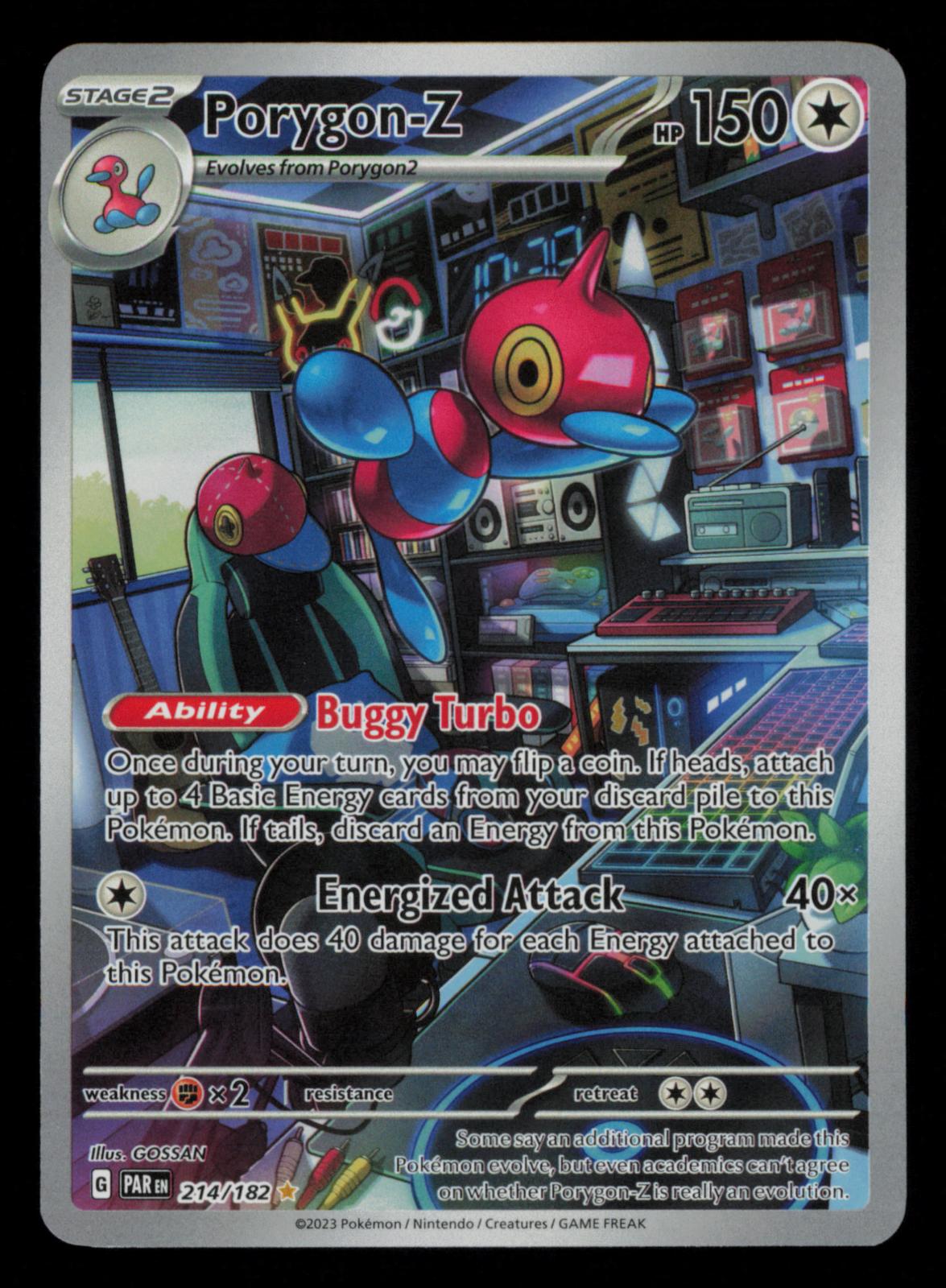 Porygon-Z 214/182 Illustration Rare Paradox Rift Pokemon