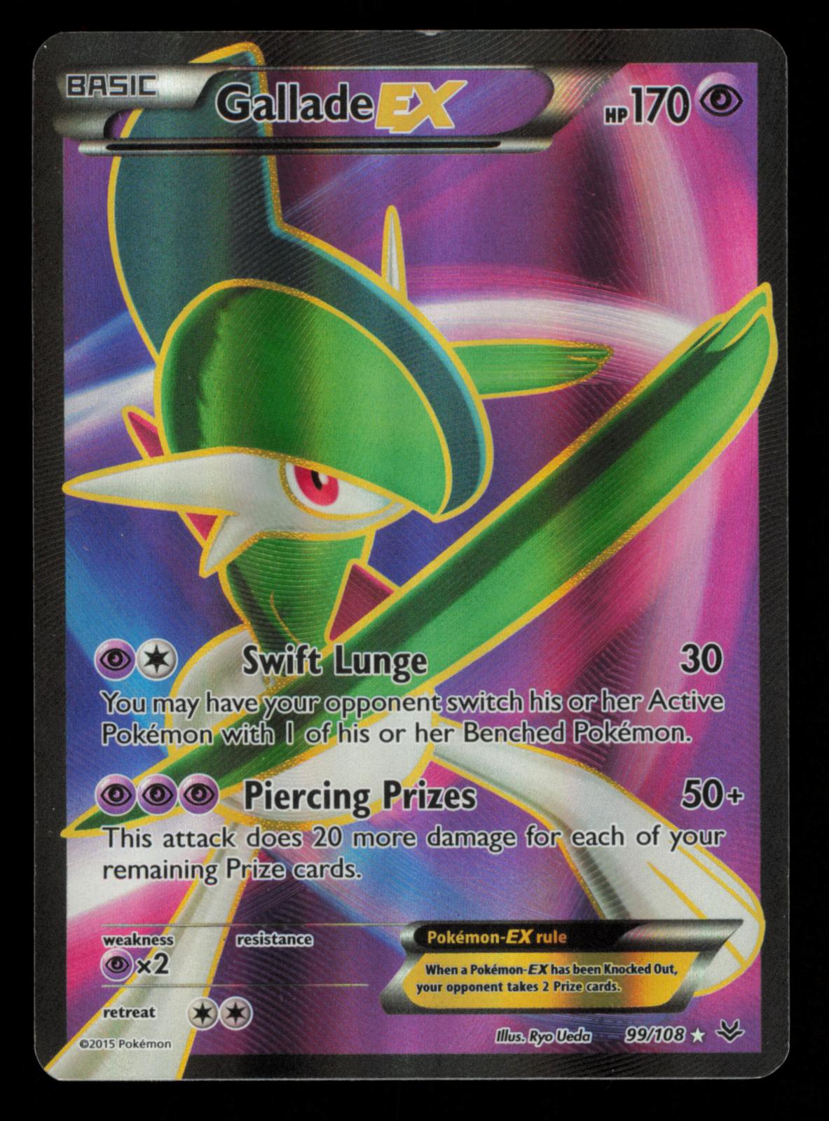 Gallade EX 99/108 Ultra Rare Roaring Skies Pokemon