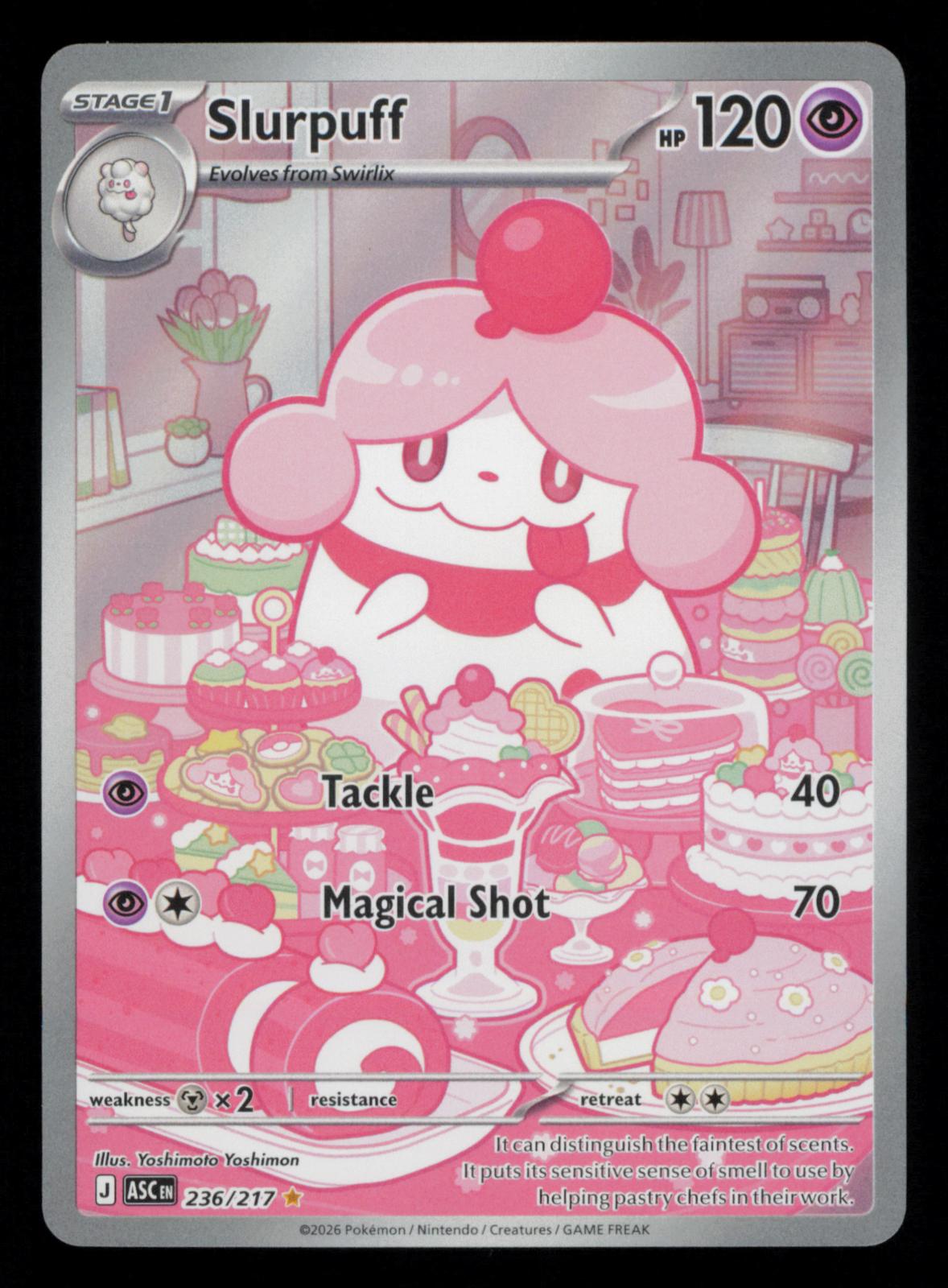 Slurpuff 236/217 Illustration Rare Ascended Heroes Pokemon