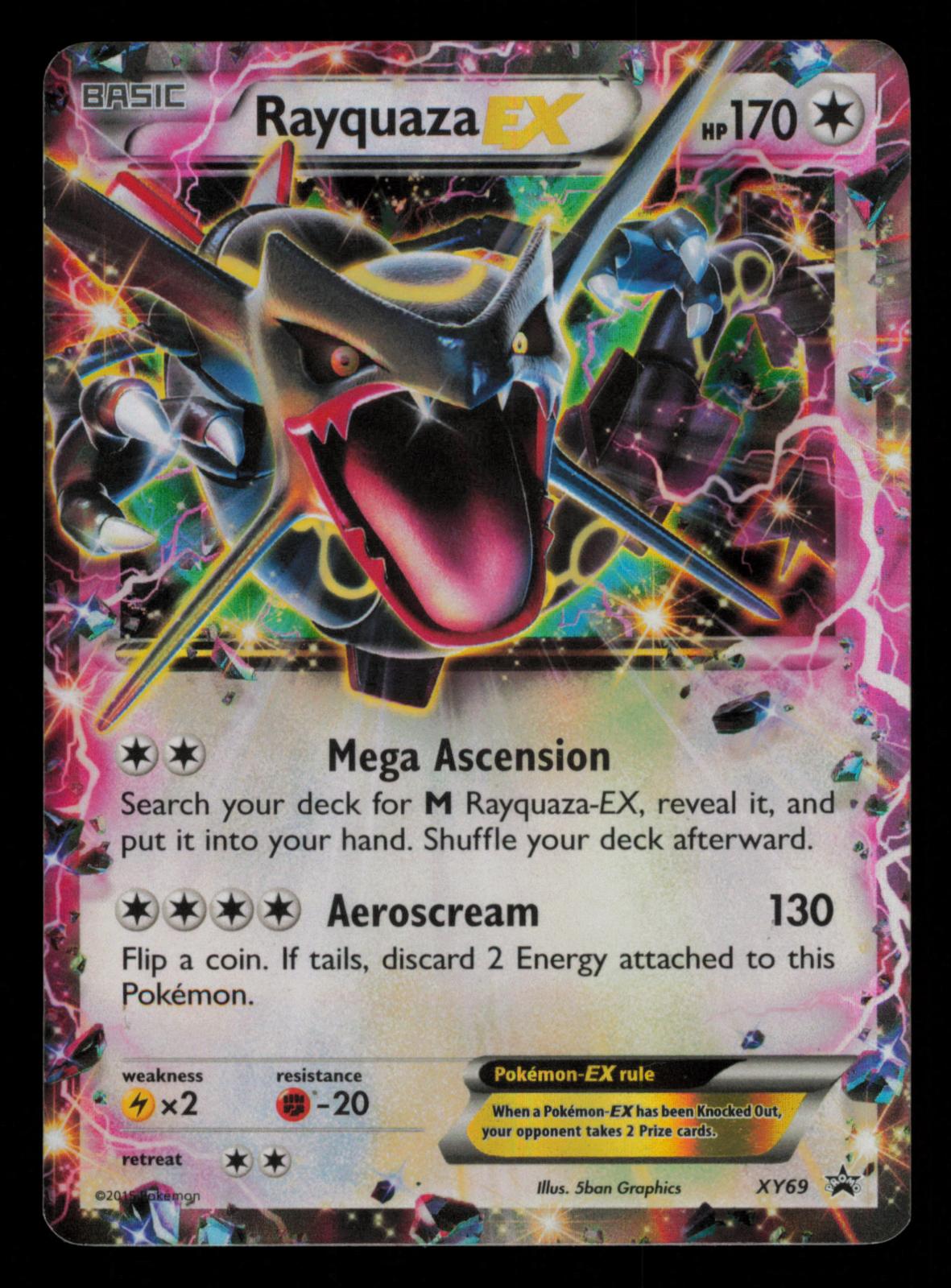 Rayquaza EX (Shiny) XY69 Holo Promo XY Promo Pokemon