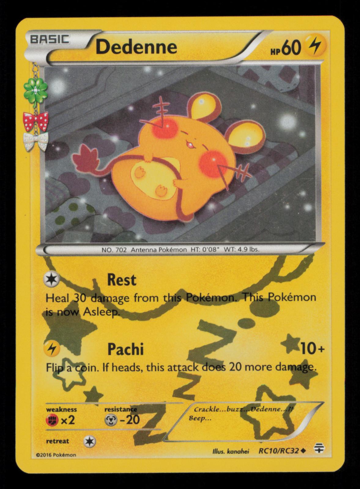 Dedenne RC10/RC32 Uncommon Generations Pokemon