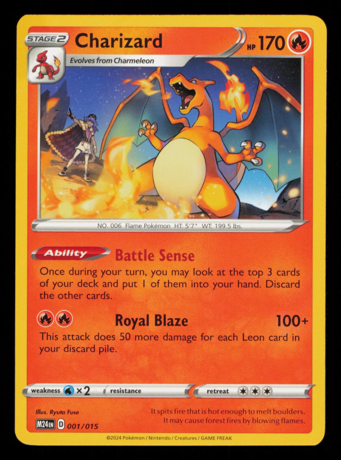 Charizard 001/015 Promo McDonald's Promos 2024 Pokemon