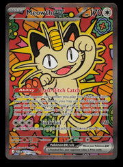 Meowth ex 121/088 Holo Special Illustration Rare Perfect Order Pokemon