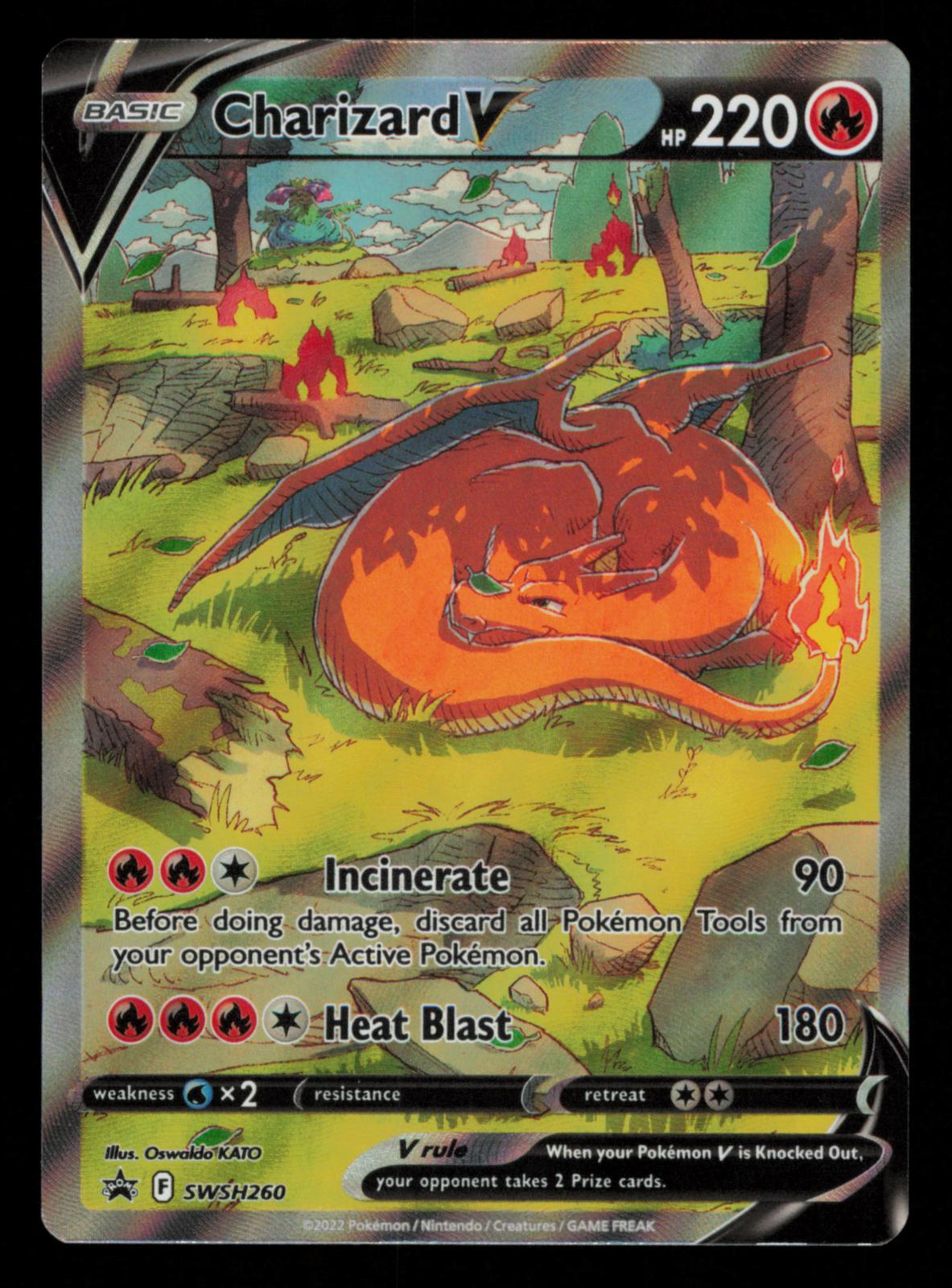 Charizard V SWSH260 Holo Promo Sword & Shield Promo Pokemon