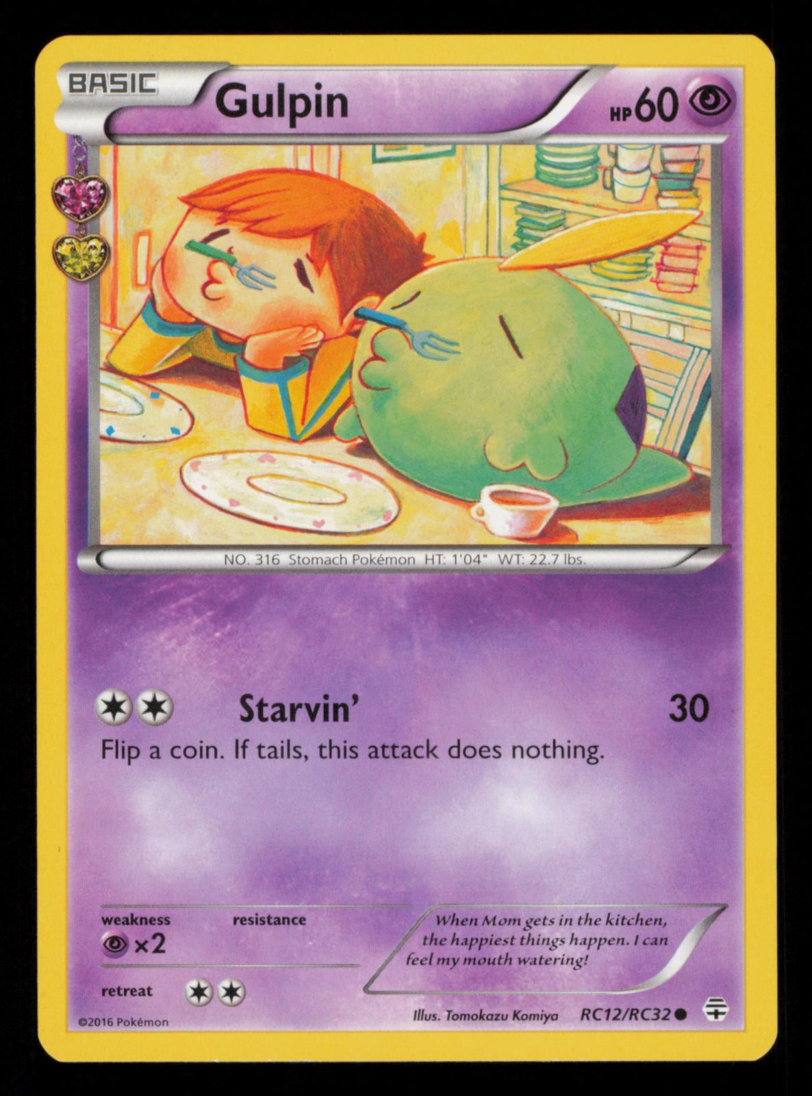 Gulpin RC12/RC32 Common Generations Pokemon