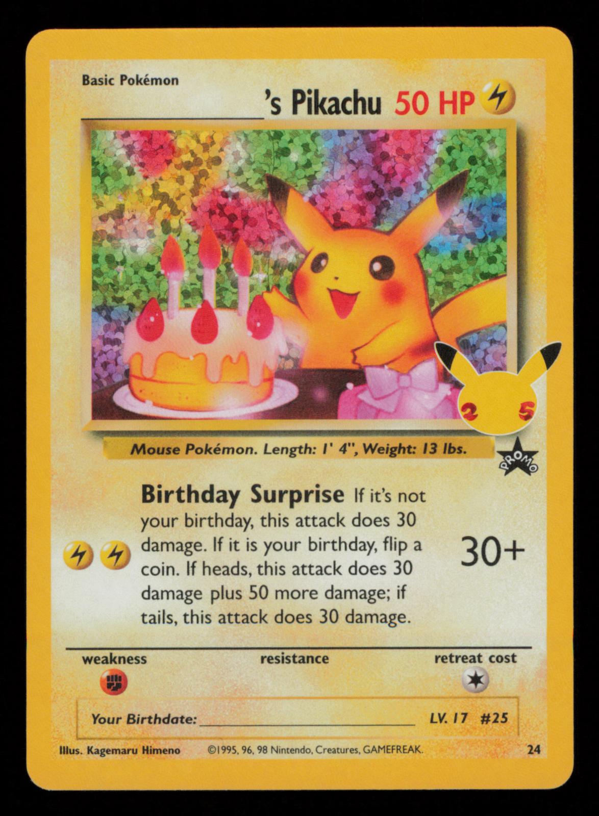 _____'s Pikachu 24 Classic Collection Celebrations: Classic Collection Pokemon