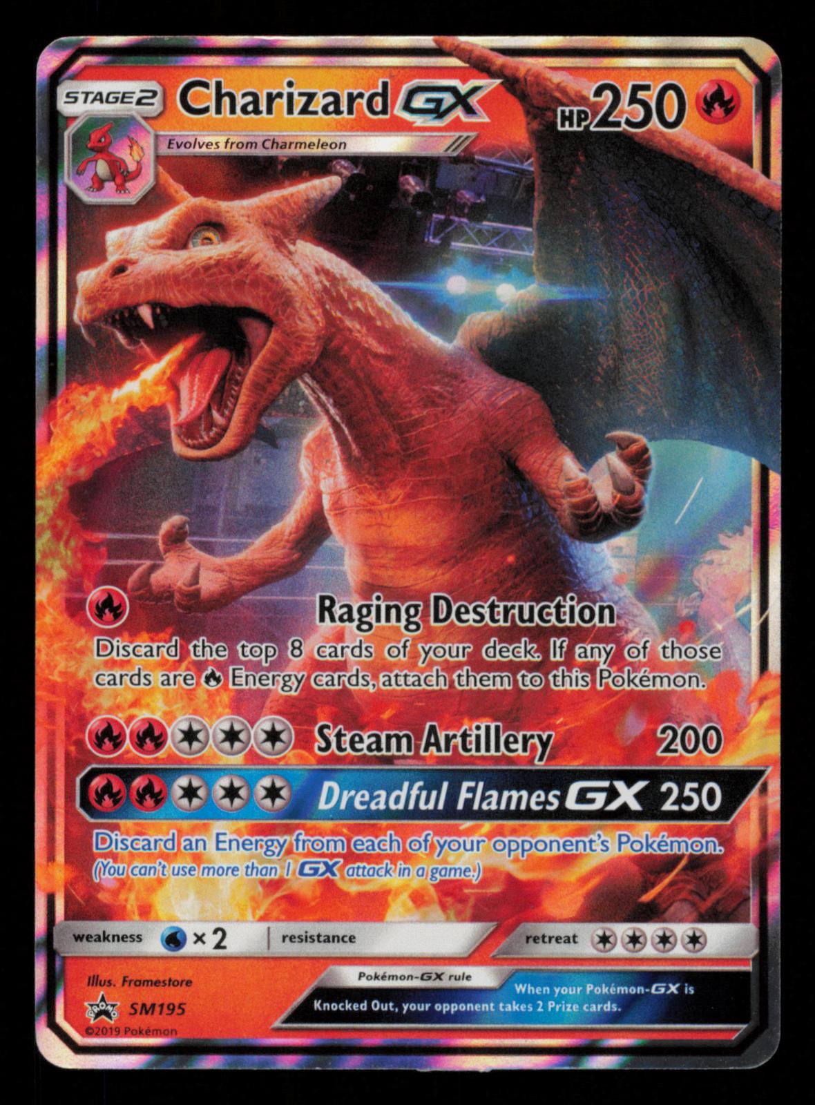 Charizard GX - SM195 Holo Promo Sun & Moon Promo Pokemon