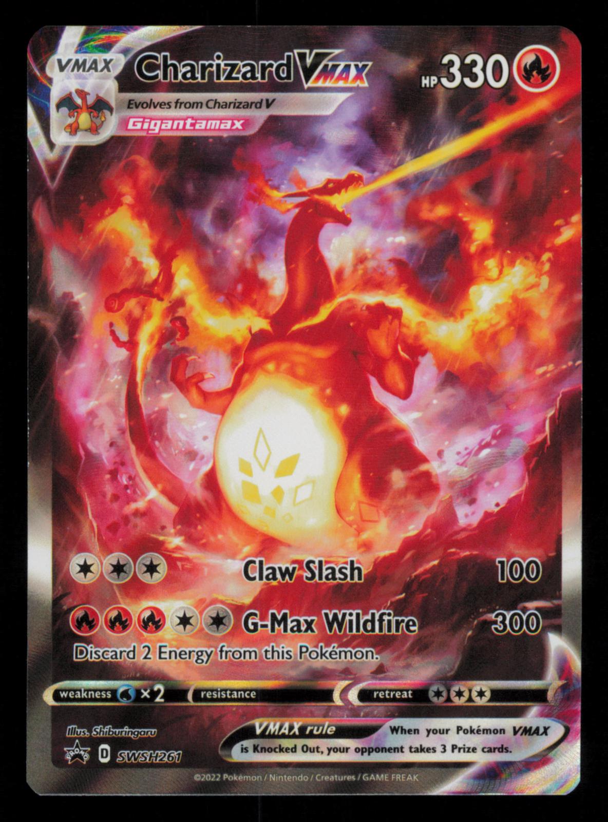 Charizard VMAX SWSH261 Holo Promo Sword & Shield Promo Pokemon