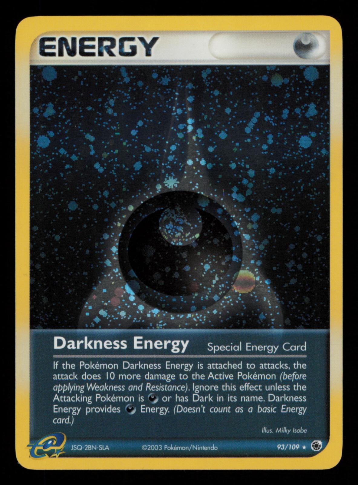 Darkness Energy (Special) (Cosmos Holo) 93/109 League & Championship Cards 